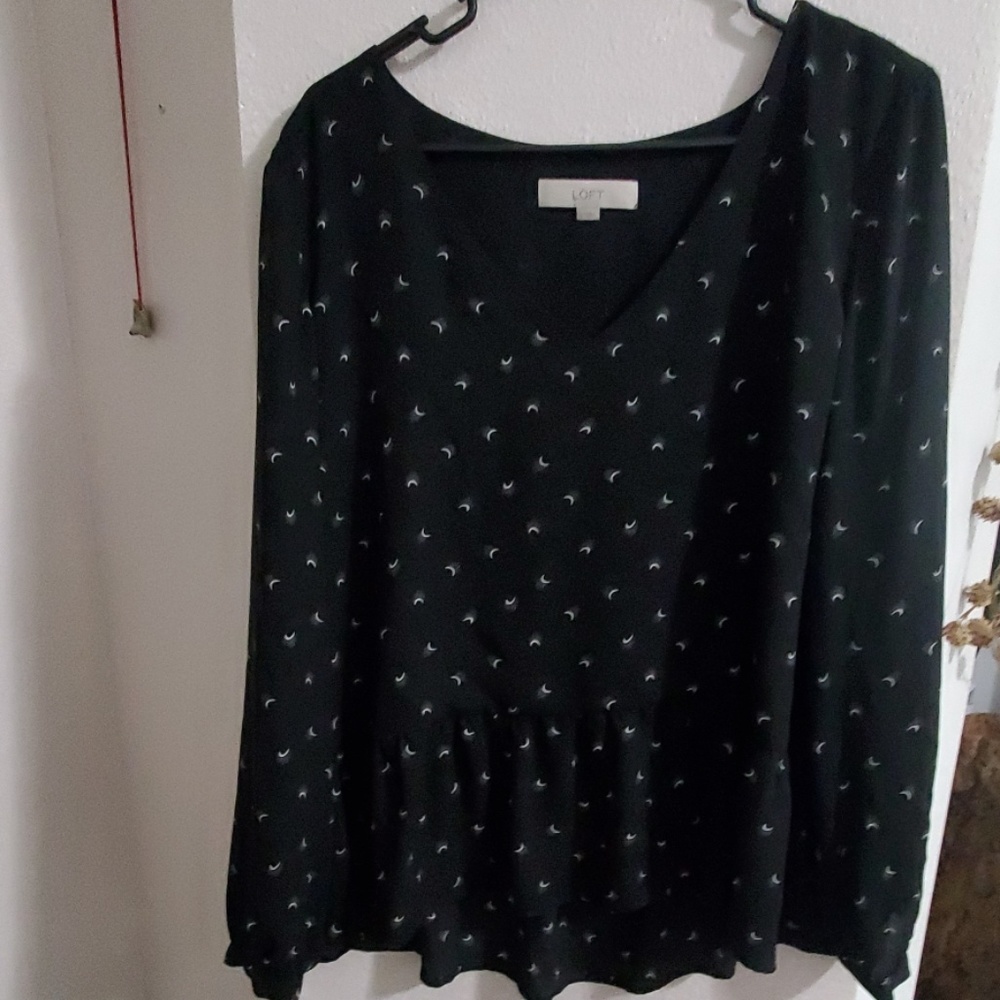 Moon Printed Blouse from the Loft